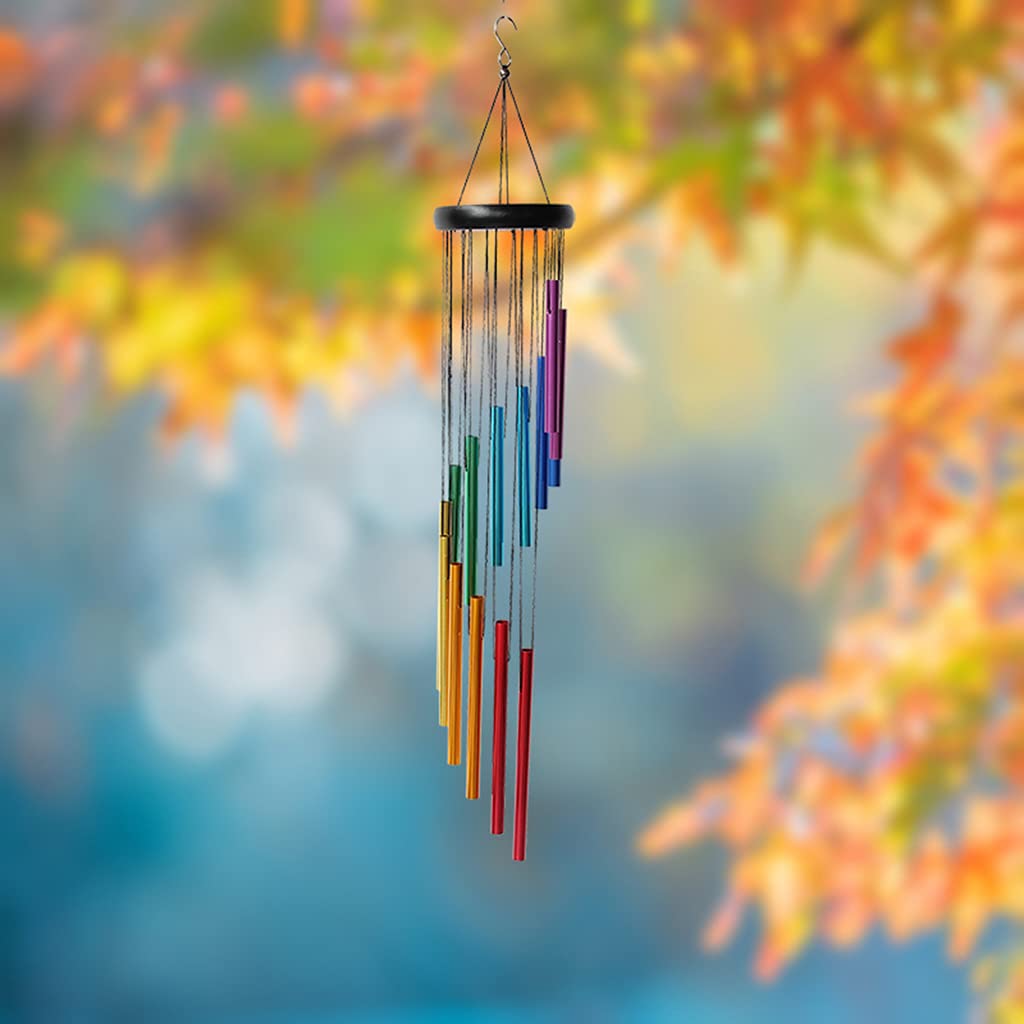 Wind Chime Tubular - Lindo e calmante carrilhão de vento