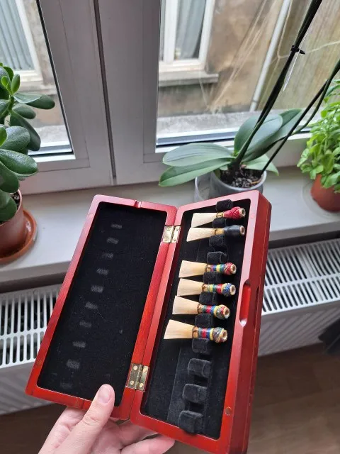 Musical Instrument Bassoon - Estojo para Armazenamento de Palhetas de