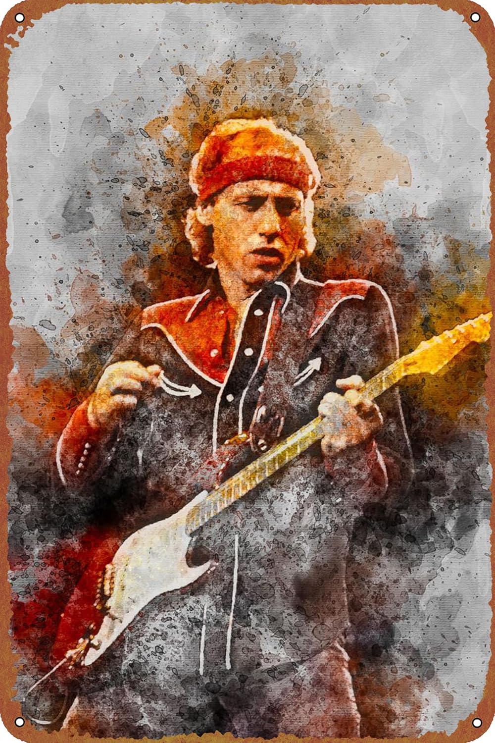 Musical Instrument Sign - Mark knopfler música cartazes estanho sinais