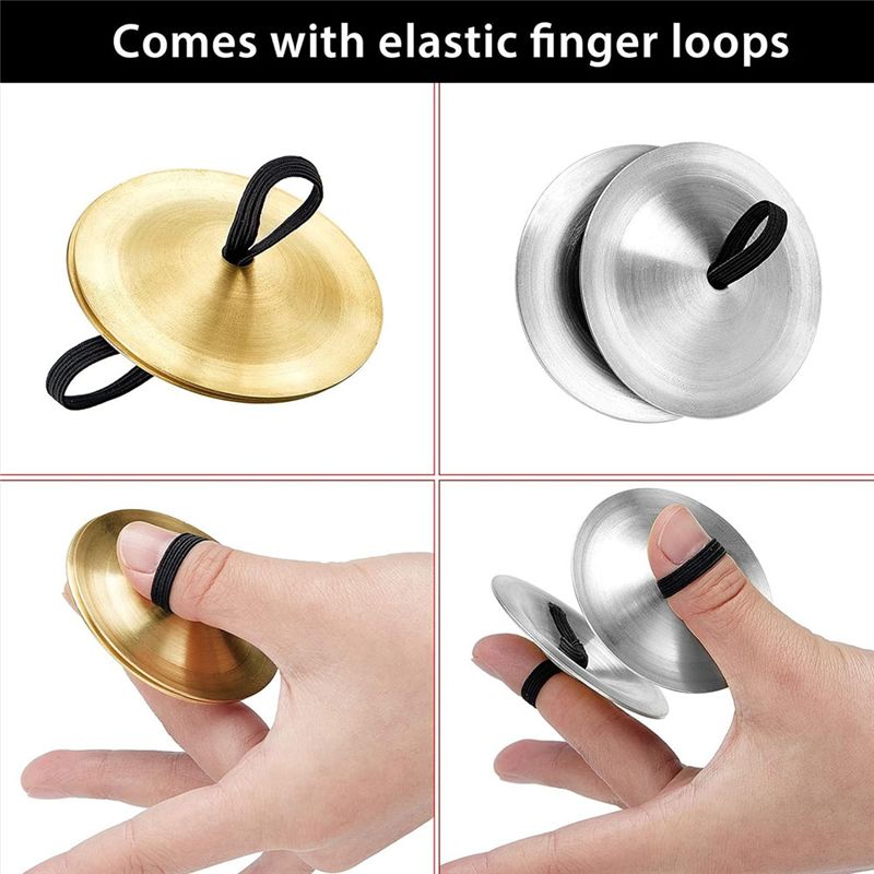 Musical Instrument Zills - AEF6 - Par de Címbalos de