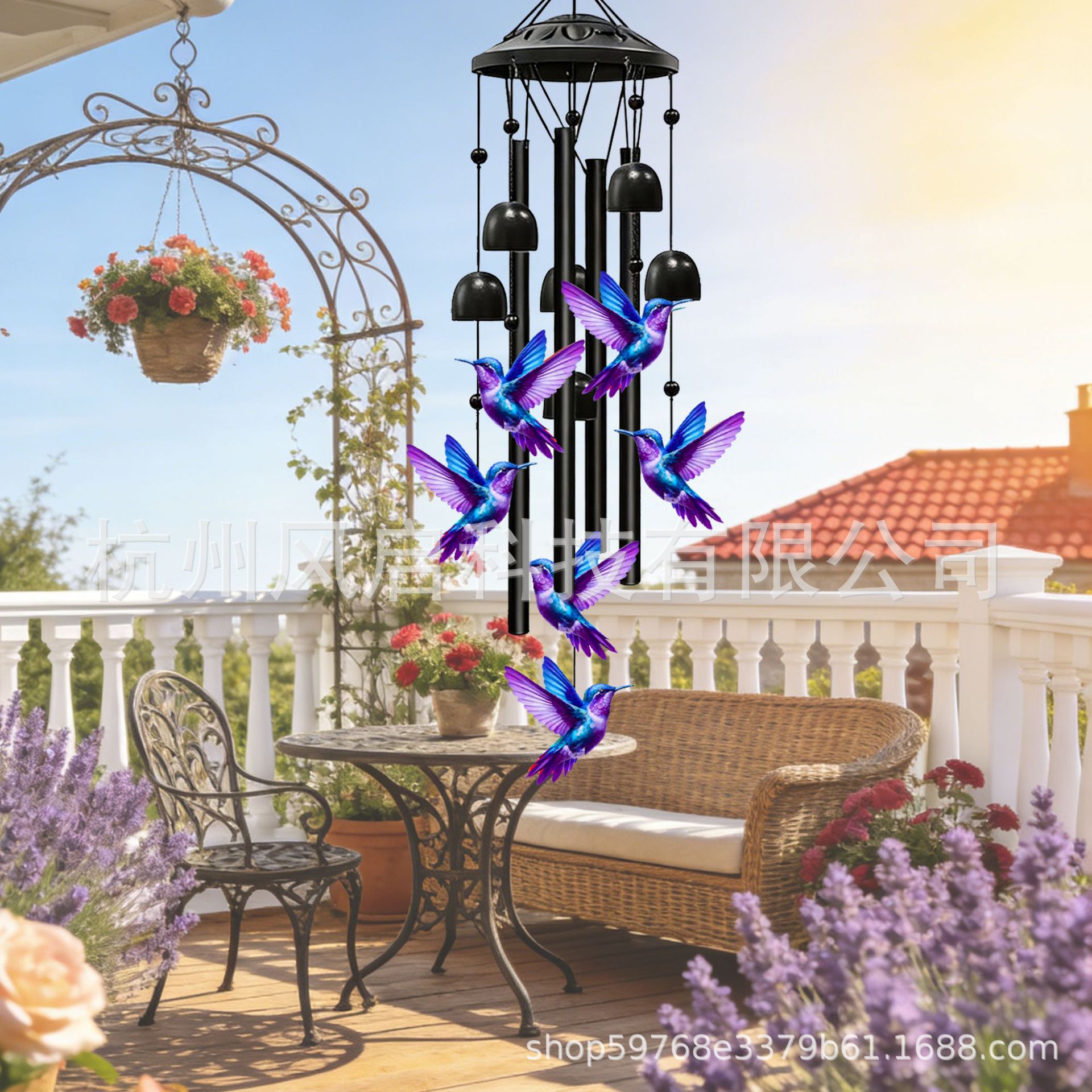 Wind Chime Tubular - Sinos de Vento de Metal em