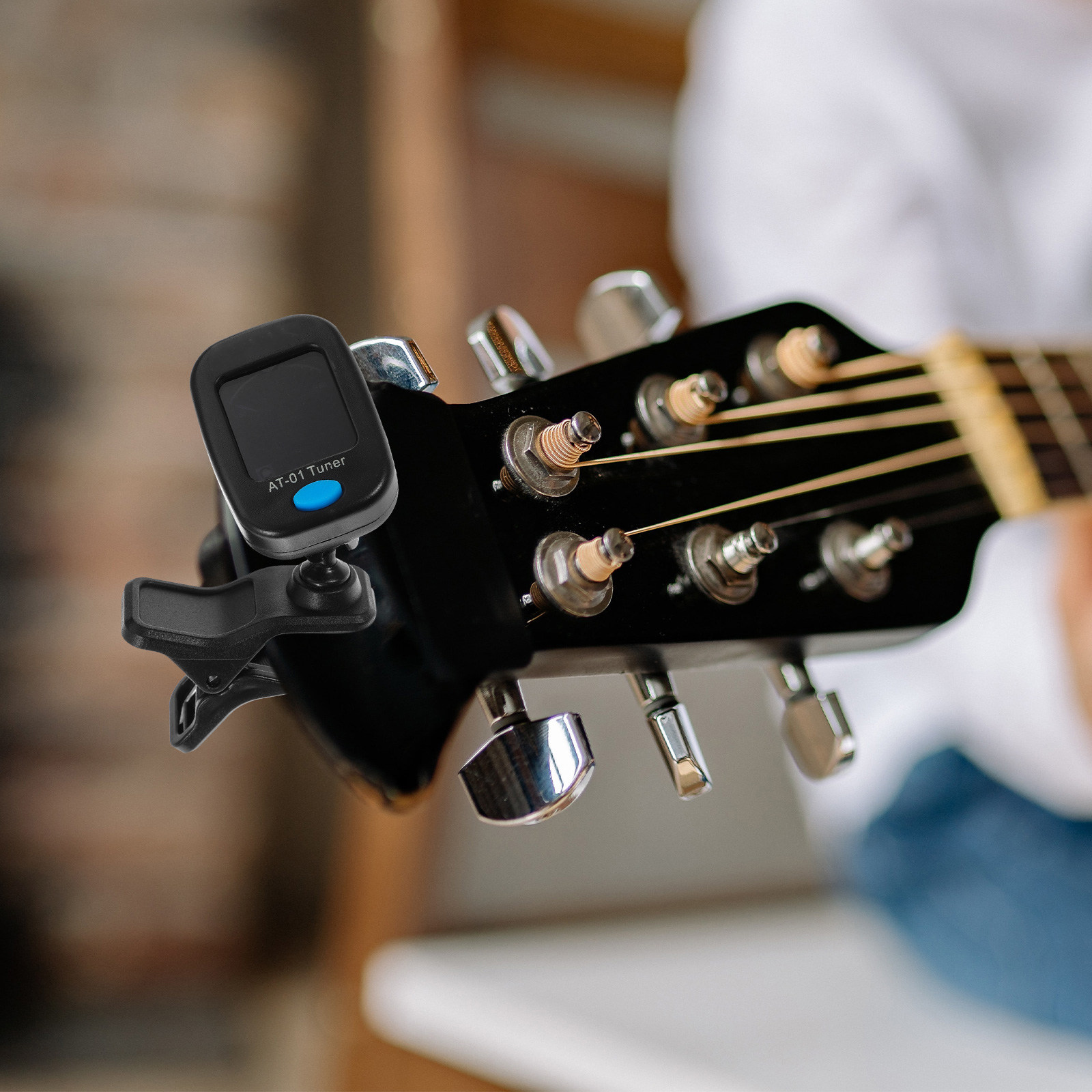 Musical Instrument Bass - Afinador Universal para Guitarra, Violino, Ukulele,