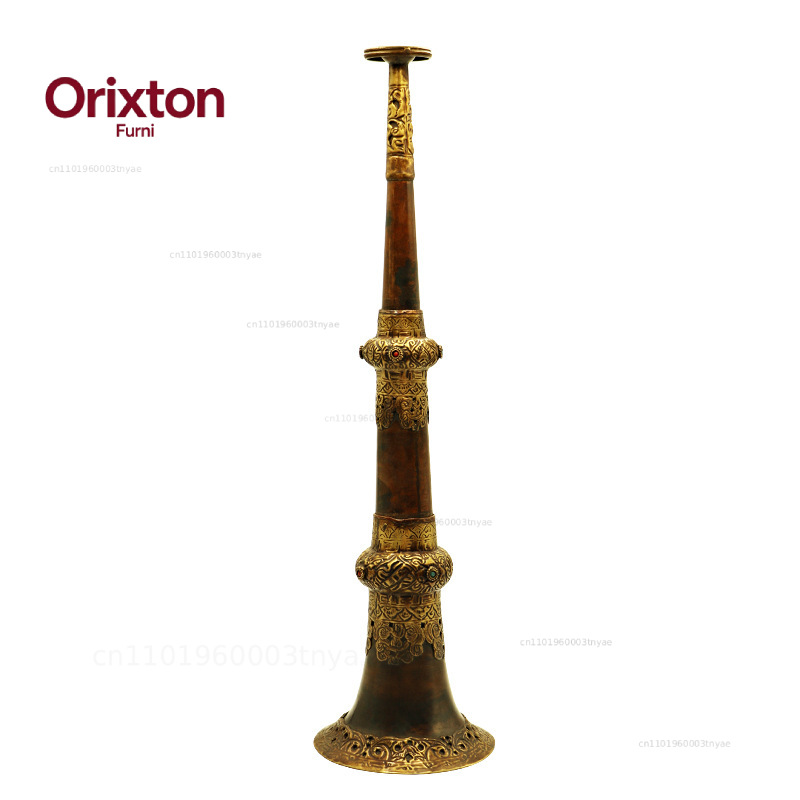 Musical Instrument Old - Trompete artesanal Xizang, instrumento mágico Tongqin,