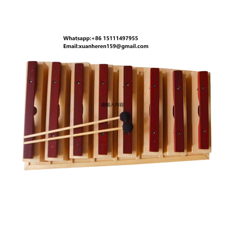 Musical Instrument Bassoon - Bloco Sonoro de Madeira Vermelha de
