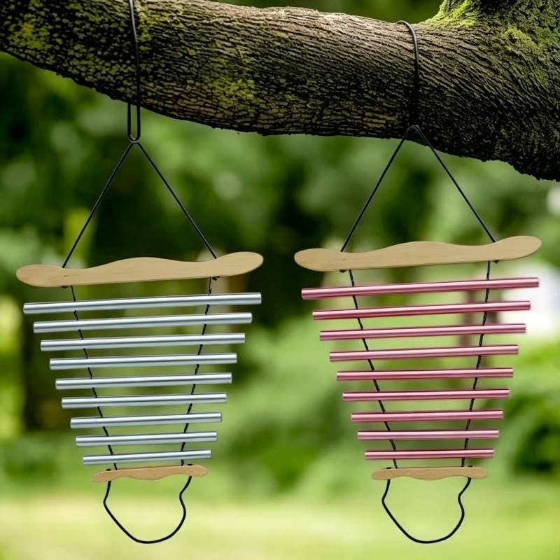 Wind Chime Tubular - Sistema de Som Profissional 432HZ, 9