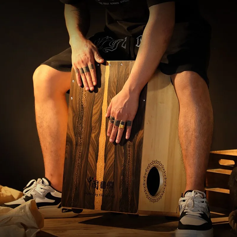 Cajon Box Drum - Caixa de cajon de madeira maciça