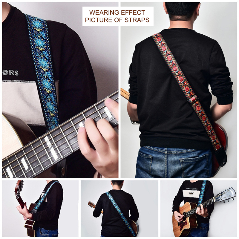 Alça de guitarra estampada bor - Musical Instrument Bass avaliação e preço