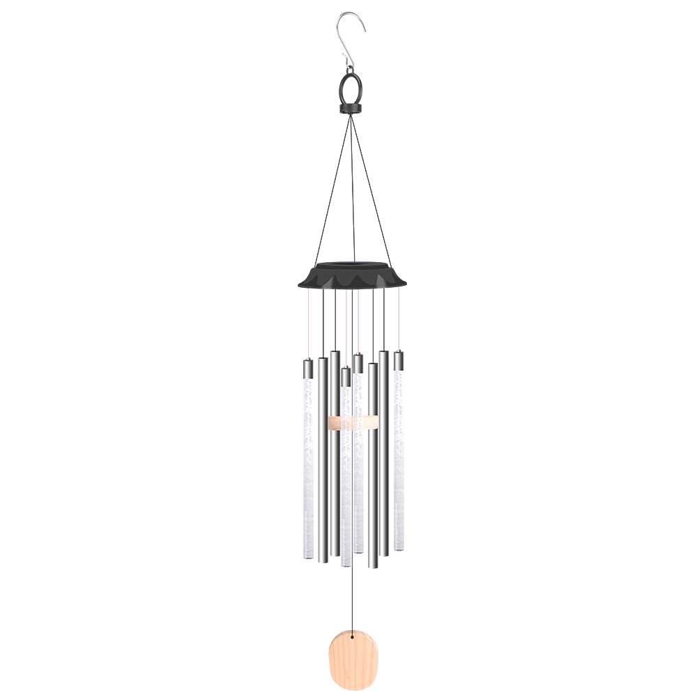 Solar LED Wind Chime Light, Vá - Wind Chime Tubular avaliação e preço