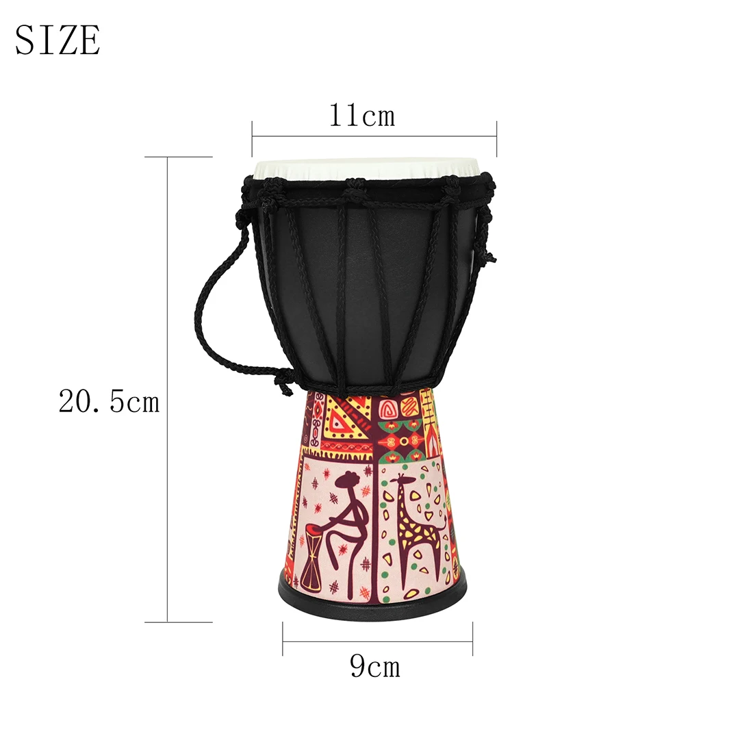 Tambor Africano Portátil para  - Musical Instrument Percussion avaliação e preço