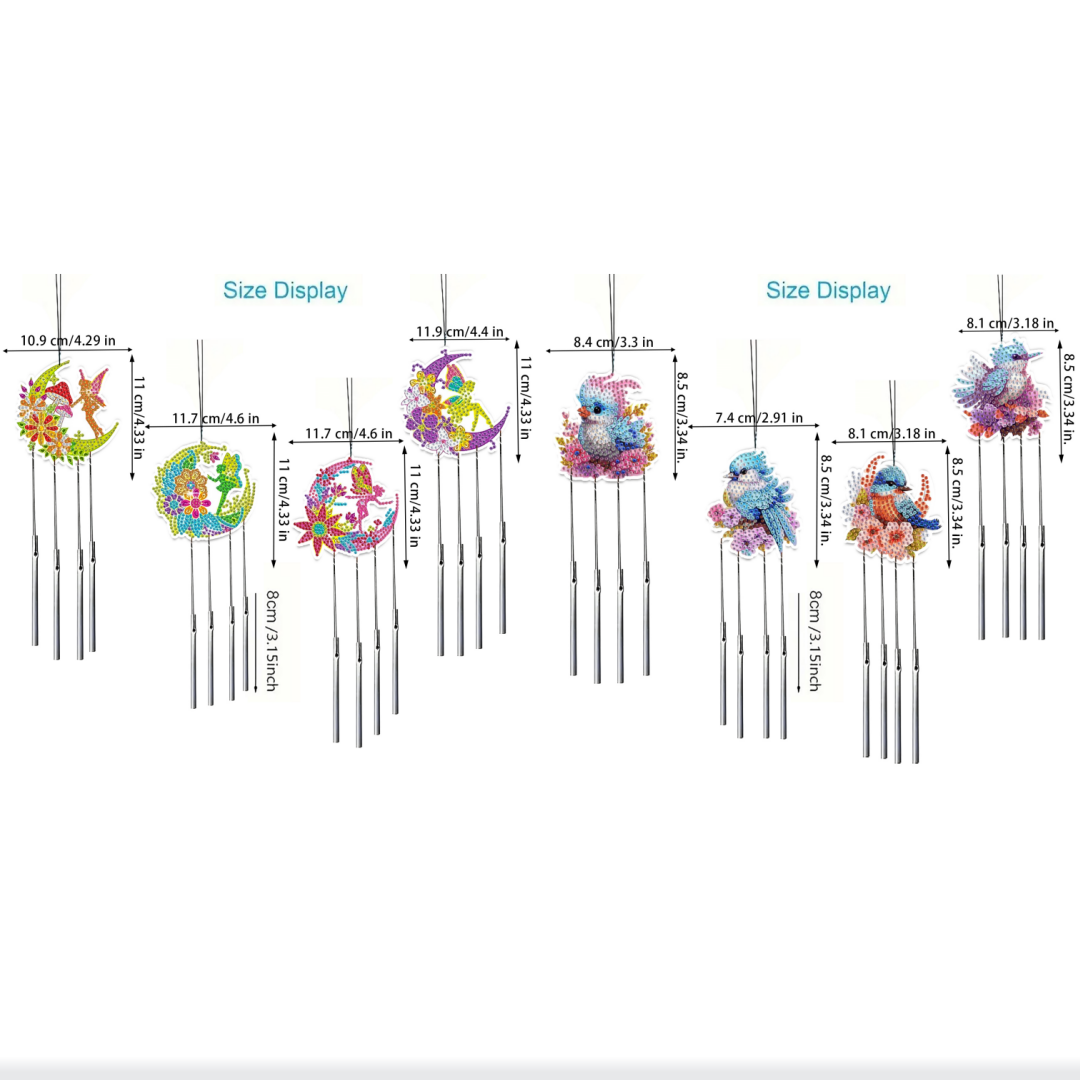 4 Kits DIY de Sinos de Vento c - Wind Chime Tubular avaliação e preço