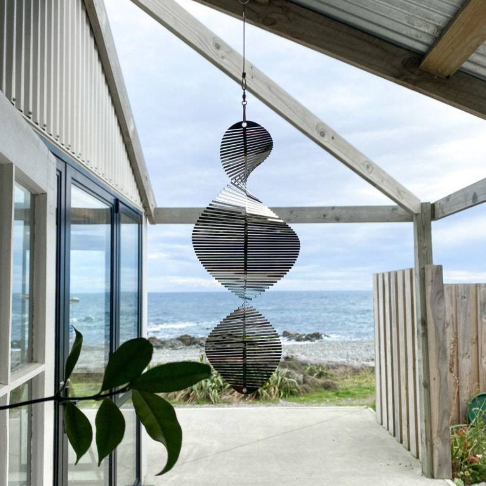 Sino de Vento Espiral Metálico - Wind Chime Tubular avaliação e preço