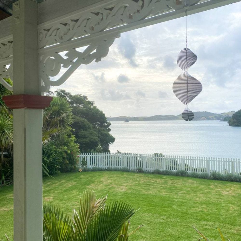 Sino de Vento Espiral Metálico - Wind Chime Tubular avaliação e preço