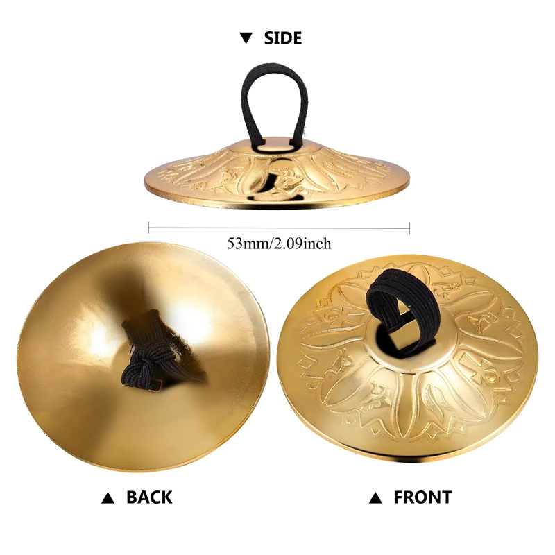 Promoção: 2 Peças de Mini Címb - Musical Instrument Zills avaliação e preço