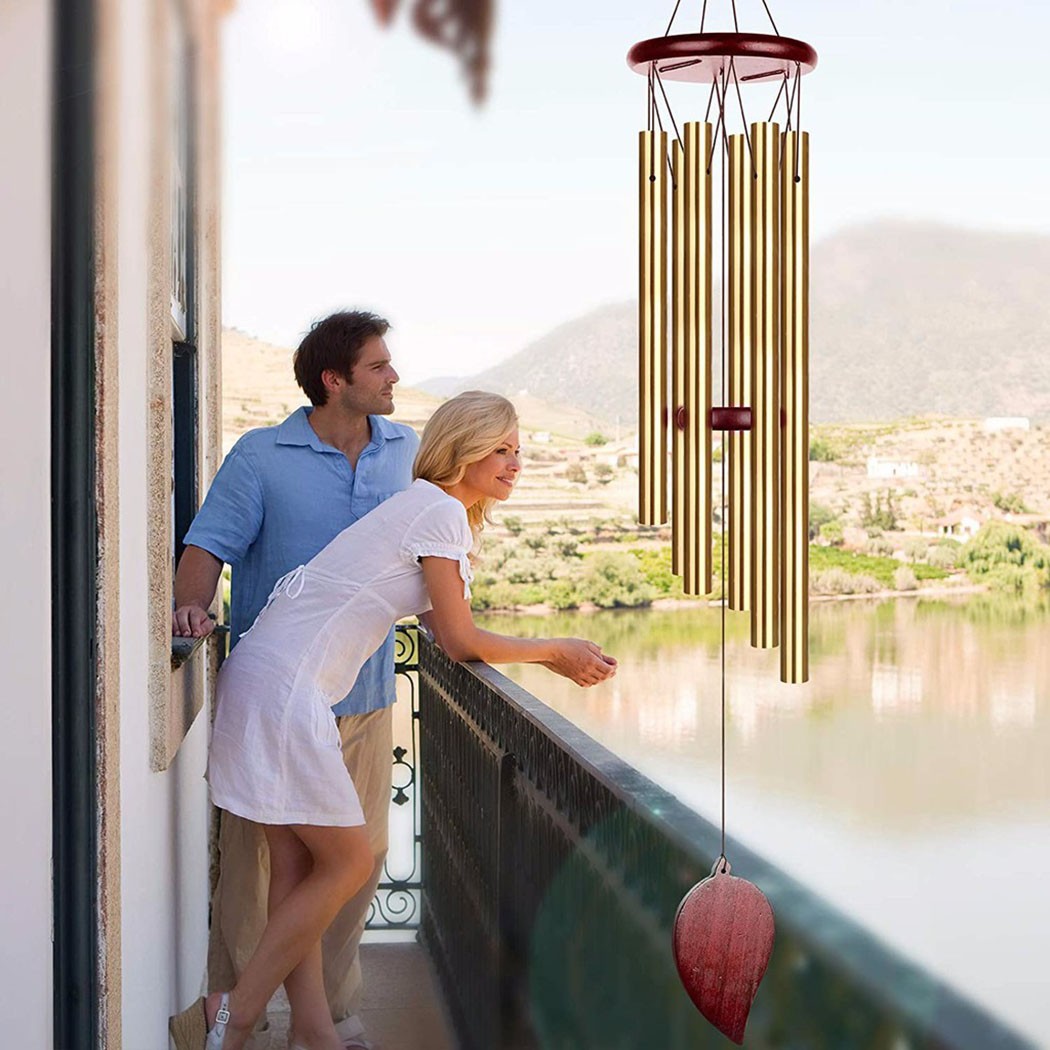 Árvore de dinheiro 6 tubos sin - Wind Chime Tubular avaliação e preço