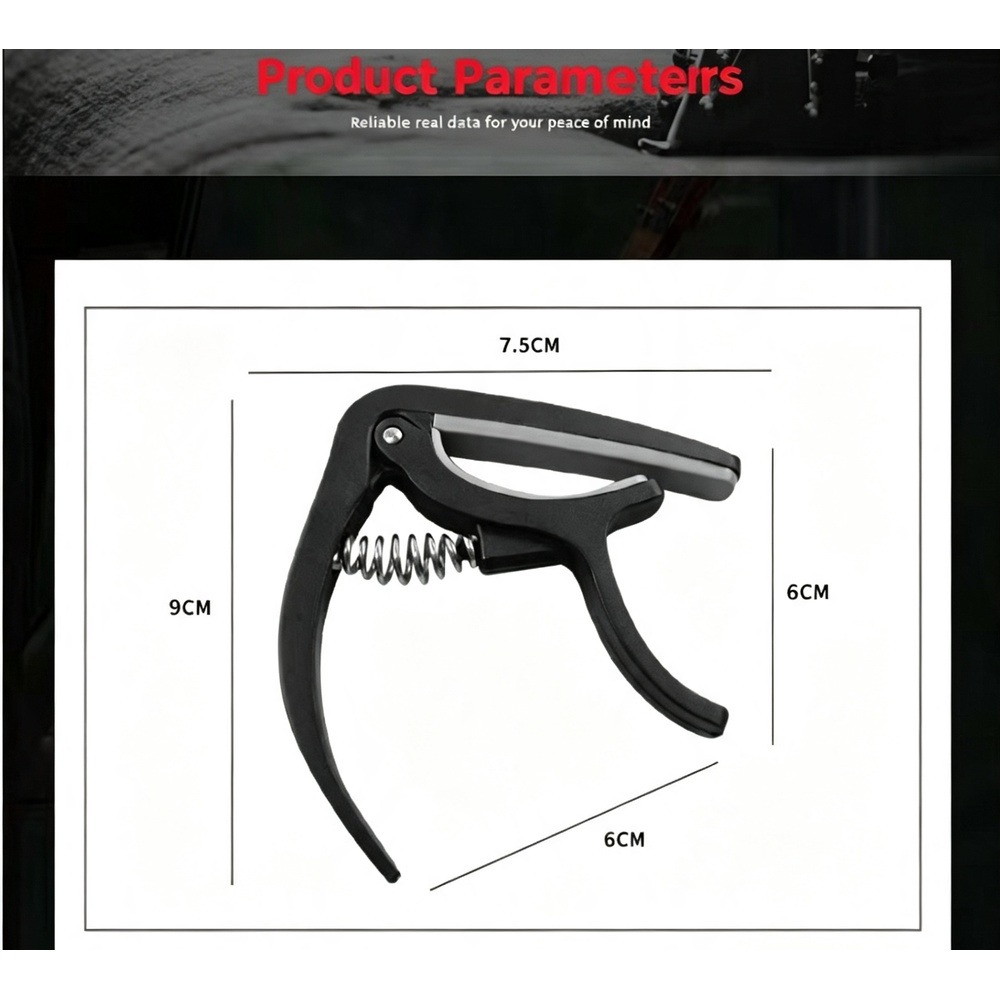 Capo de Guitarra 2 em 1 com Ex - Acoustic Guitar Dreadnought avaliação e preço