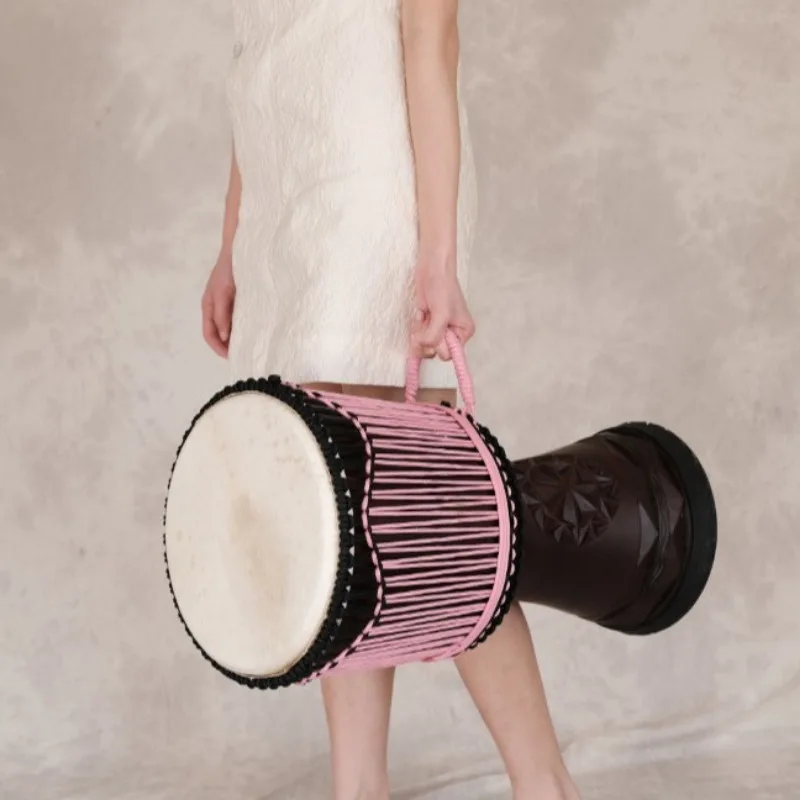 12 Polegada djembe mogno tambo - Musical Instrument Percussion avaliação e preço