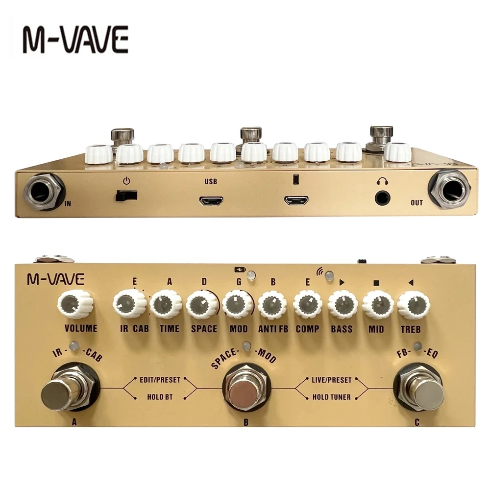 M-vave cubo bebê recarregável  - Acoustic Guitar Dreadnought avaliação e preço