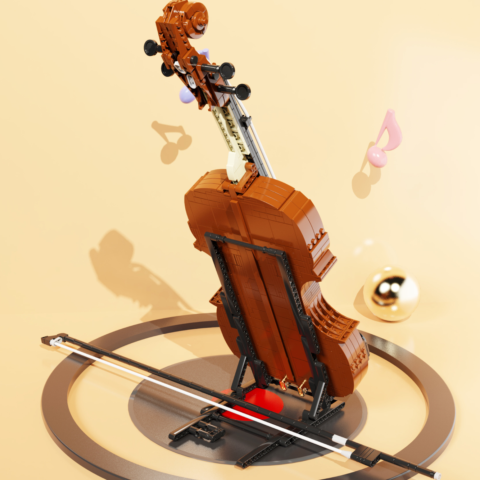 Blocos de Montar de Violino Cl - Musical Instrument Old avaliação e preço