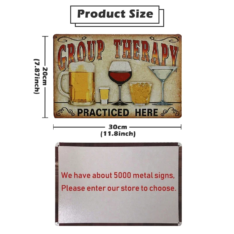 Placa de Metal Vintage Persona - Musical Instrument Sign avaliação e preço