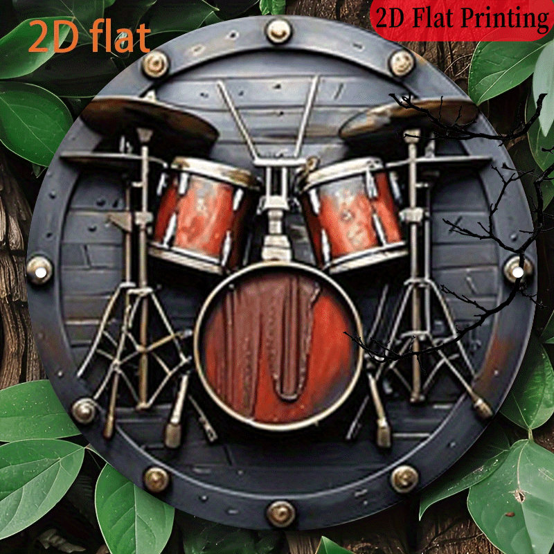 2d plano, 1 peça, 20.32x20.32  - Musical Instrument Sign avaliação e preço