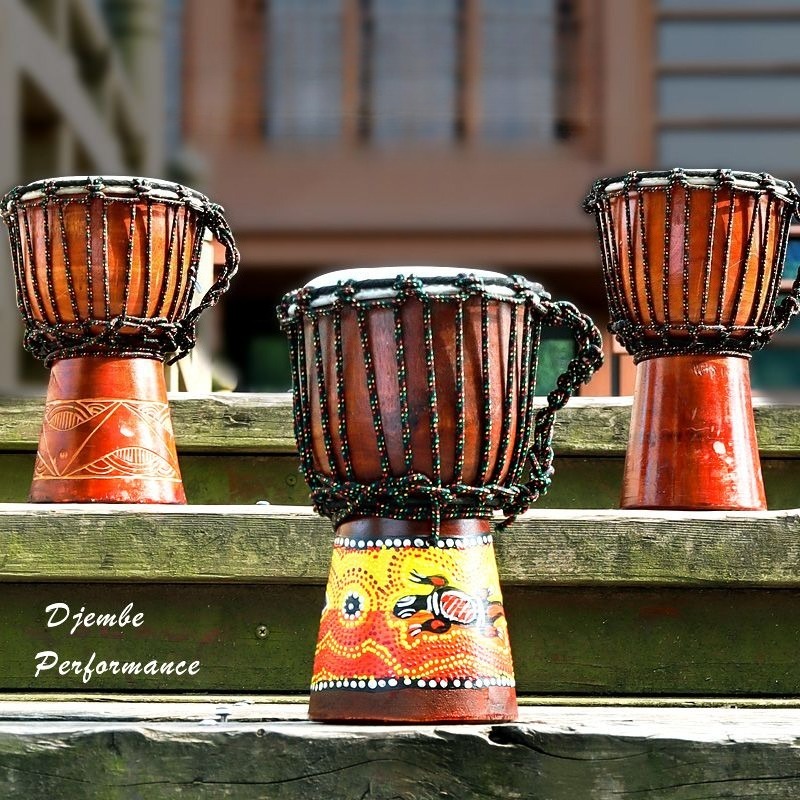 Tambor Africano Pequeno para C - Musical Instrument Percussion avaliação e preço