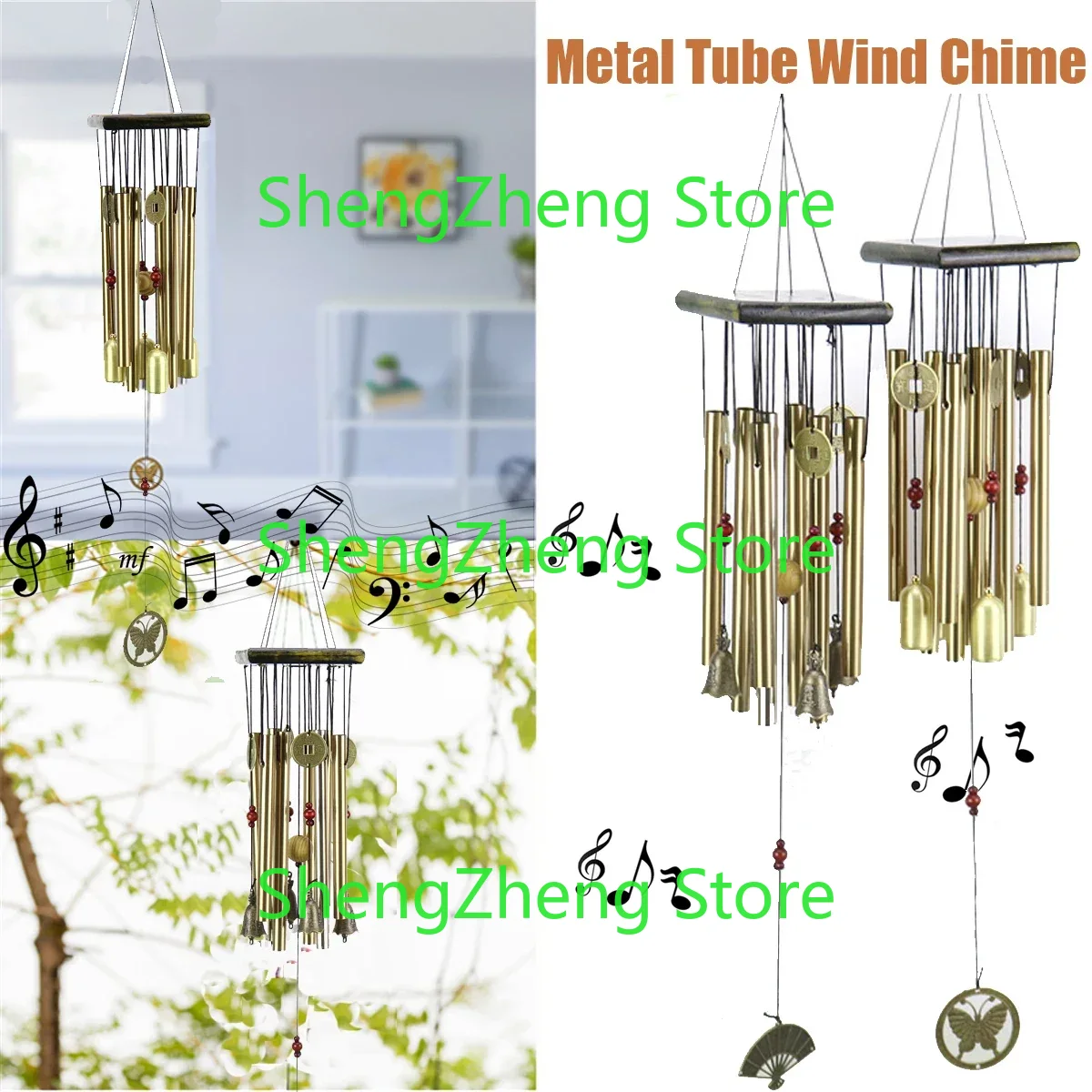 Tubo oco de madeira maciça tub - Wind Chime Tubular avaliação e preço