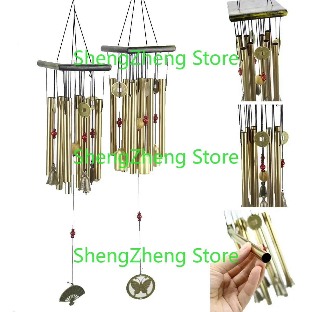 Tubo oco de madeira maciça tub - Wind Chime Tubular avaliação e preço