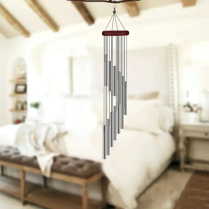 12 sinos de vento de tubo de a - Wind Chime Tubular avaliação e preço