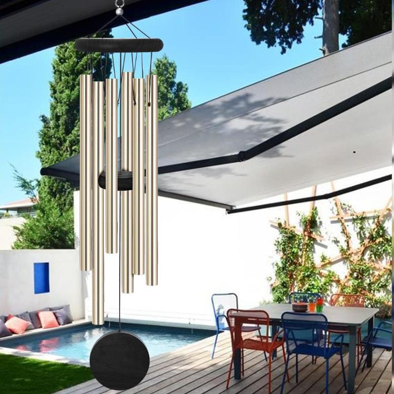 Sino de Vento com Tag Octogona - Wind Chime Tubular avaliação e preço