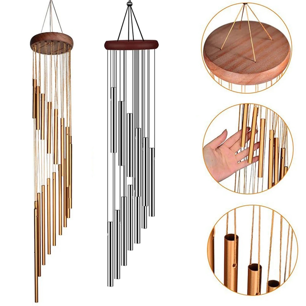 12 tubos de alumínio liga vent - Wind Chime Tubular avaliação e preço