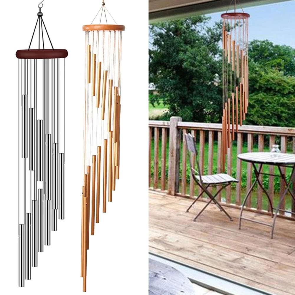 12 tubos de alumínio liga vent - Wind Chime Tubular avaliação e preço