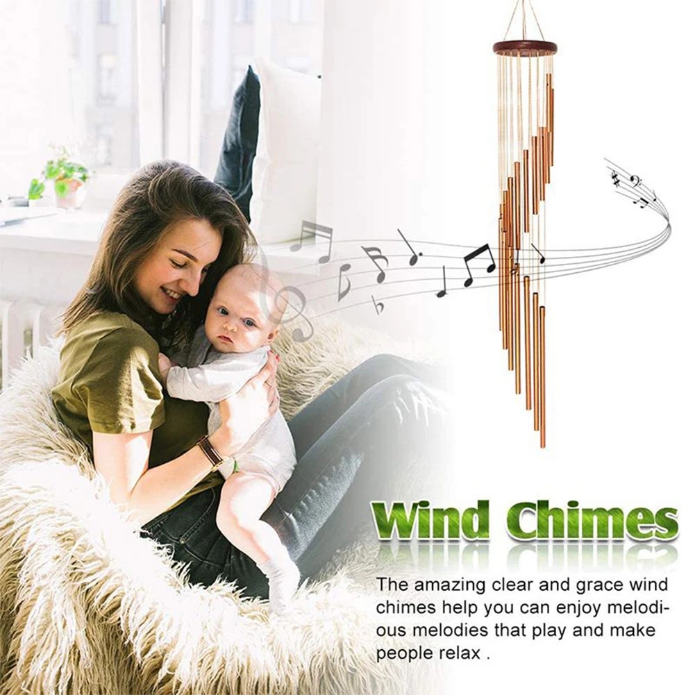 12 tubos de alumínio liga vent - Wind Chime Tubular avaliação e preço